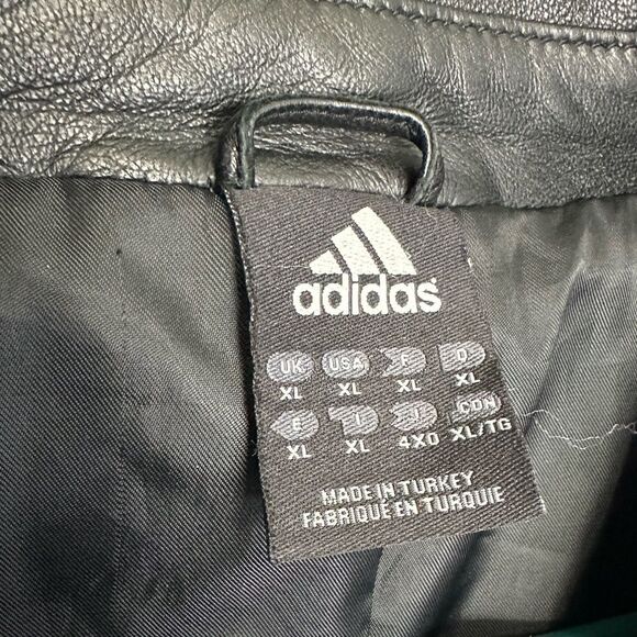 Adidas Genuine Leather Jacket Mens XL 2006 Germany FIFA Soccer World Cup - Picture 4 of 5